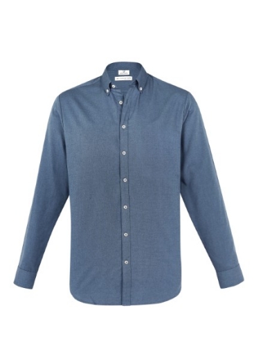 Picture of Biz Collection Mens Memphis Shirt Long Sleeve 60% Cotton 40% Polyester